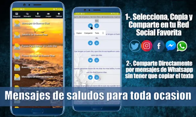 Saludos Diarios Gratis android App screenshot 1