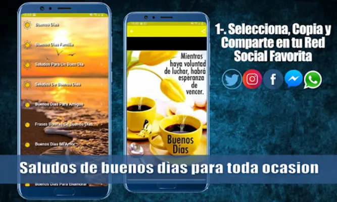 Saludos Diarios Gratis android App screenshot 4